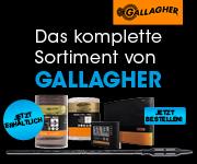 Hier können Sie das Sortiment von Gallagher online bestellen und einfach abholen! Hier können Sie das Sortiment von Gallagher online bestellen und einfach abholen!